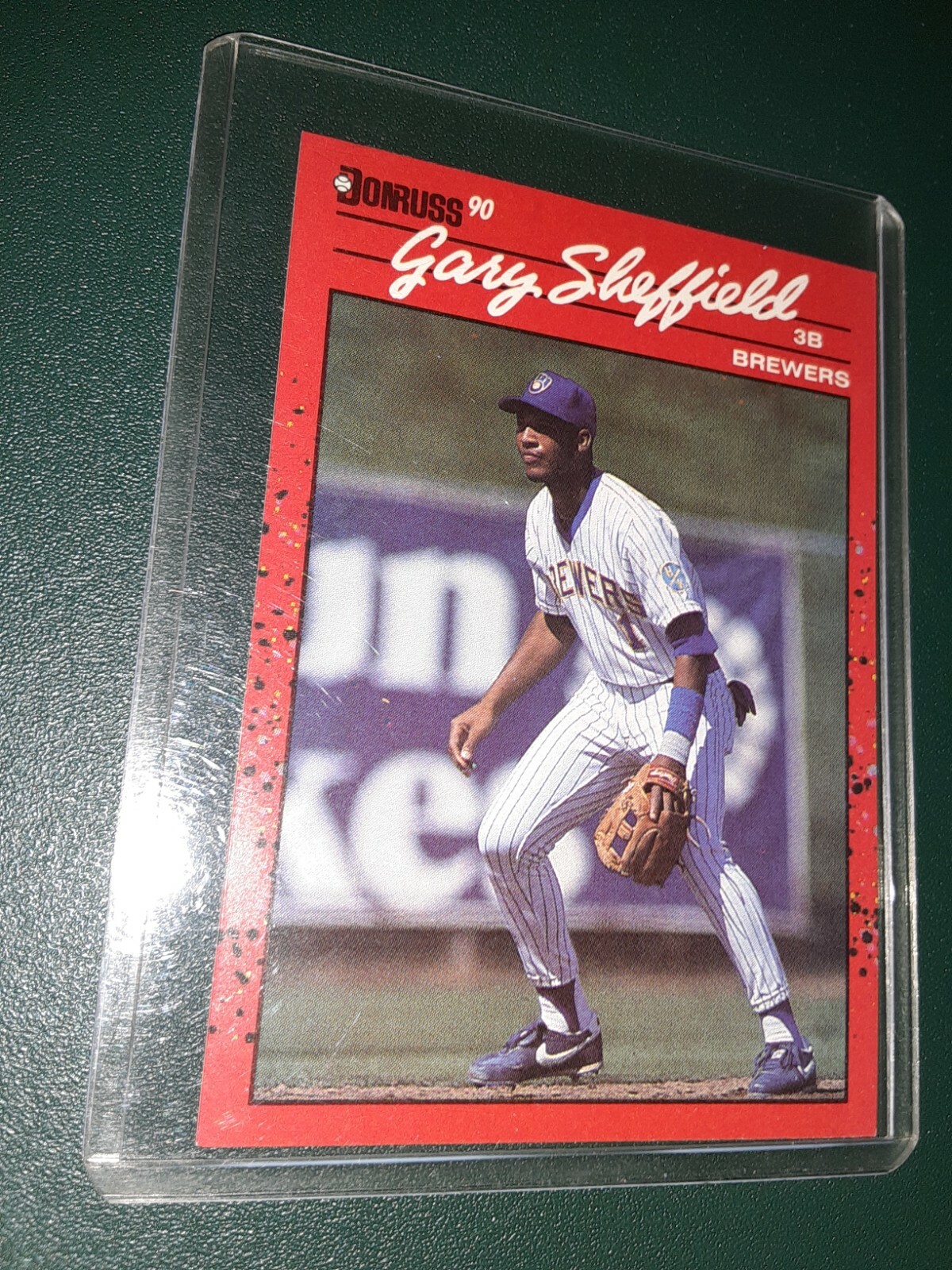 1990 Donruss card #501 - Gary Sheffield - *ERROR* Baseball
