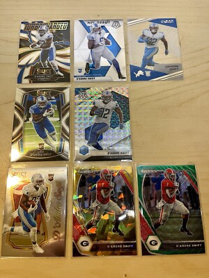 DeAndre Swift NFL RC Lot Of (17)