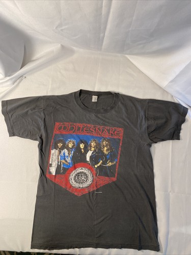 VTG. 1980s~WHITESNAKE 1987-1988 NORTH AMERICAN TOUR~T-SHIRT