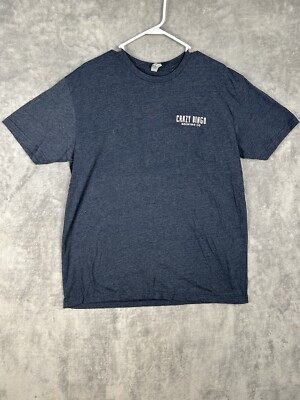 Crazy Dingo Brewing Company T-Shirt Mens XL Grey Short Sleeve Fort Myers Florida