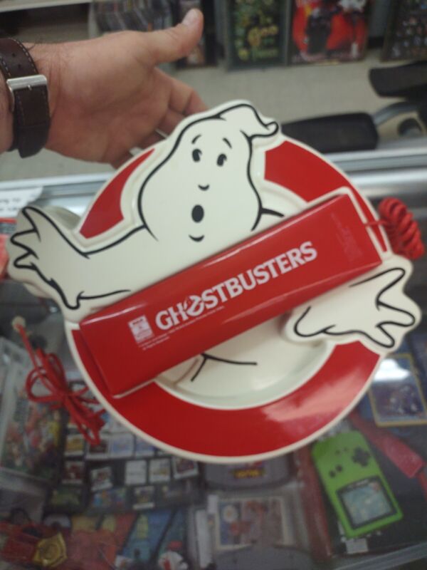Vintage Ghostbusters Phone 1987 Rare 80s Telephone RCA/Columbia Pictures 