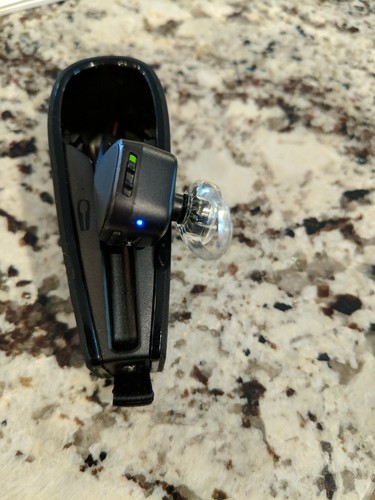 Plantronics Voyager Edge Wireless Bluetooth Headset w/ Charging Case Carbon Blk