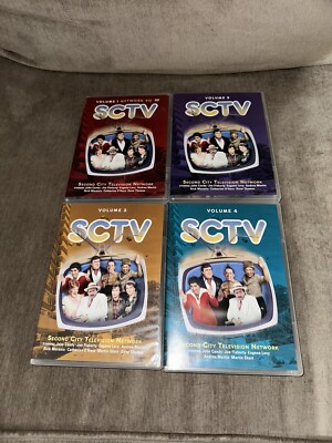SCTV Volume 1, 2, 3 4 DVD Box Set Second City  John Candy Moranis