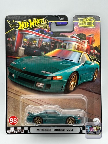 Hot Wheels & GREENLIGHTセット Hot Wheels #98 Boulevard Series Green Mitsubishi 3000GT VR-4
