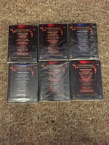 Wow World Of Warcraft Tcg Starter Deck Lot, 5 Unopened And New!
