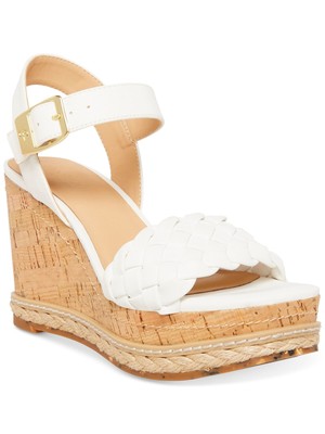 Женские туфли JITNEY на танкетке COOL PLANET BY STEVE MADDEN, белые, на платформе 1-1/2, 10 м