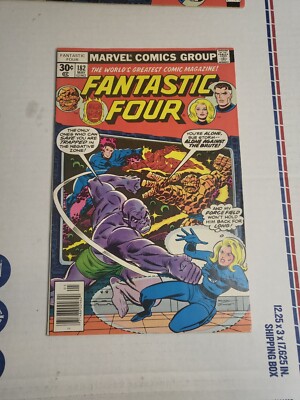 Fantastic Four #182: ''Enter The Mad Thinker!'' Marvel 1977 FN
