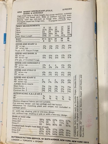 Lot of 3 Vintage 1960-1970s Butterick Size 10 Sewing Patterns Bell Bottom Pants!