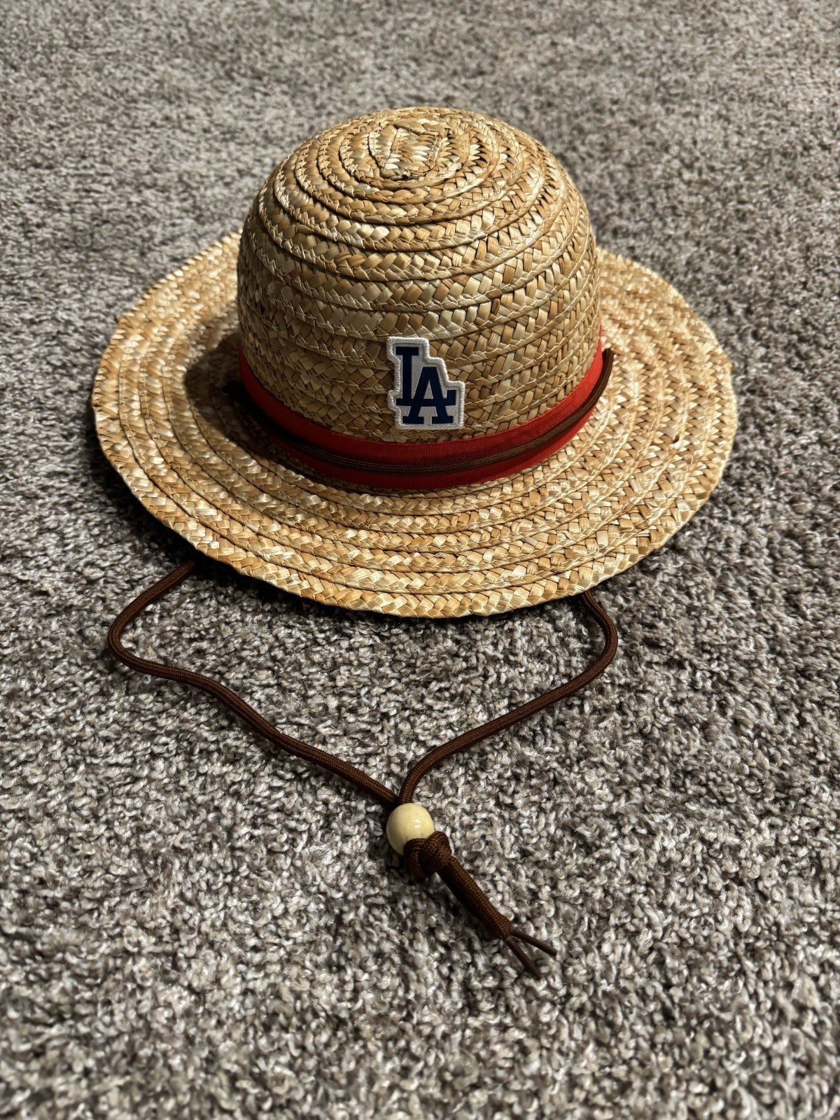 2025 Los Angeles Dodgers One Piece Monkey D. Luffy Straw Hat