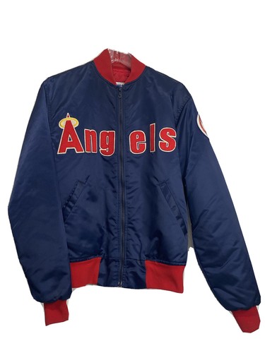 Vintage 80's Anaheim Angels Bomber Jacket Size M Varsity | eBay