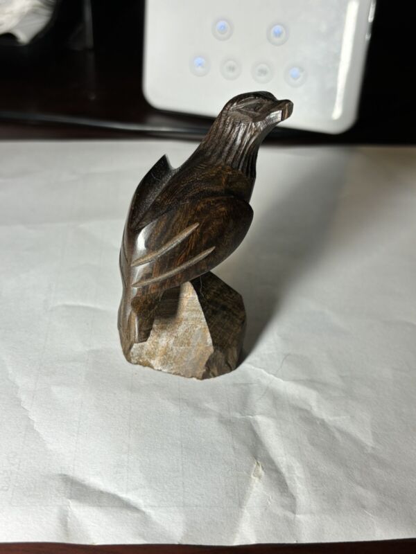 Small Ironwood Carved Eagle