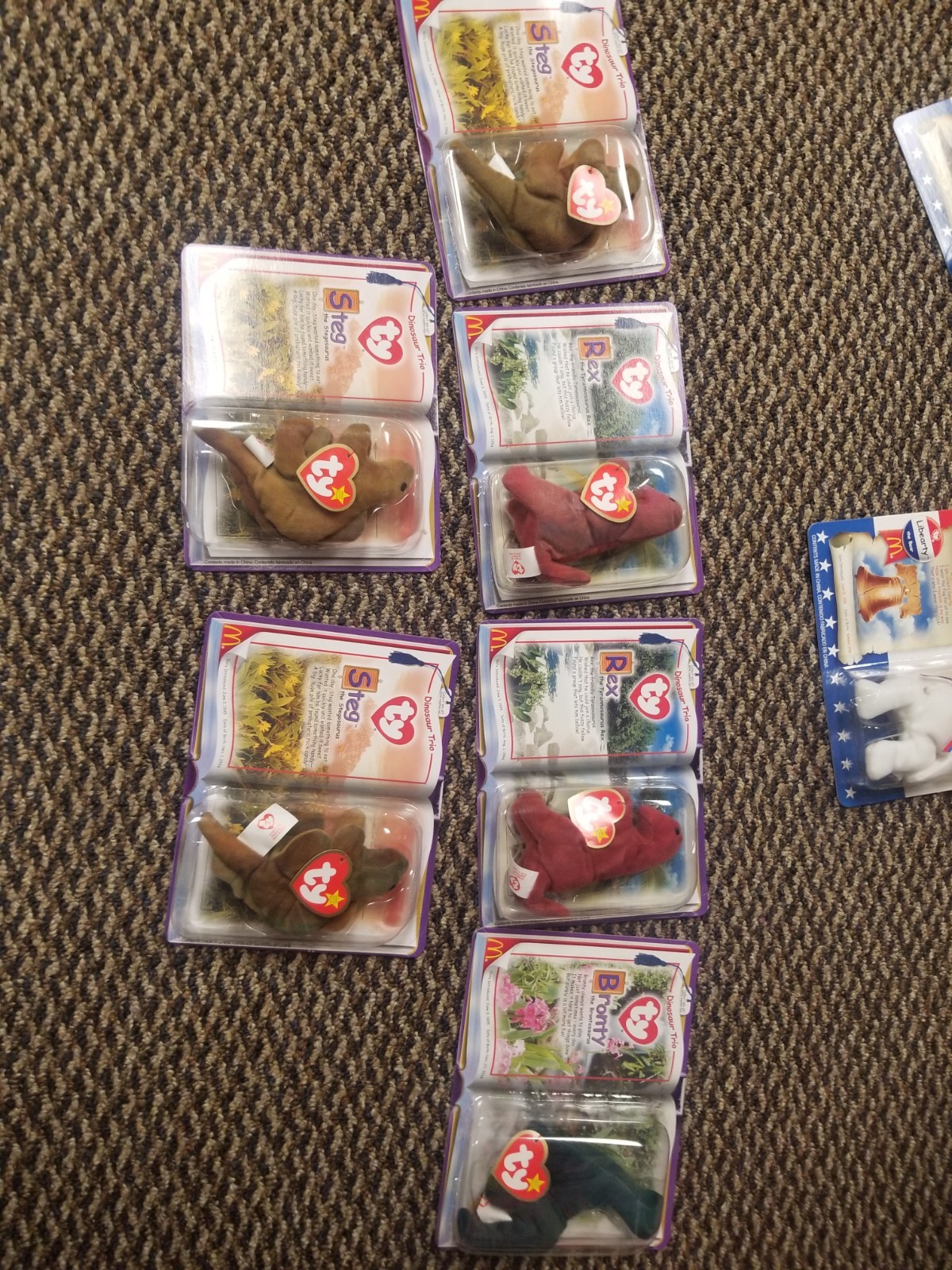 Vintage Mcdonalds ty beanie babies lot of 29 ULTRA RARE NIB with error cards 90s