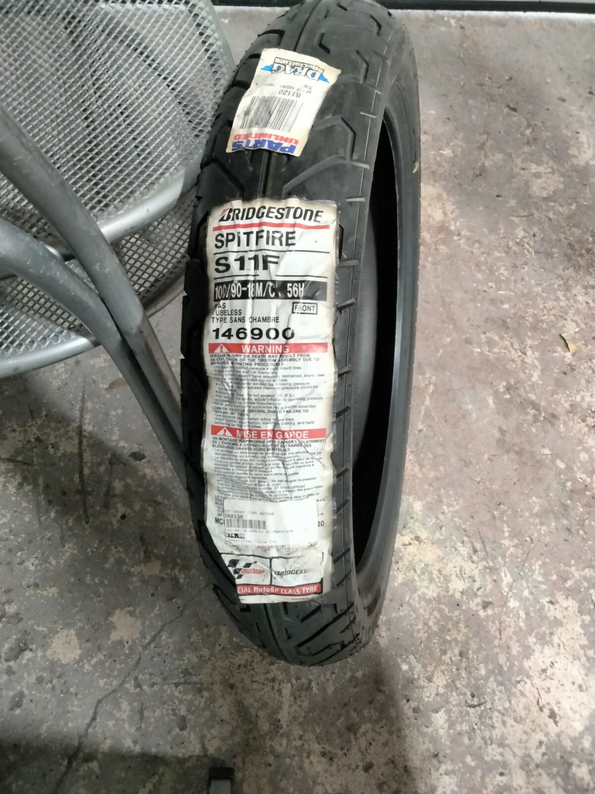 Bridgestone - 146900 - Spitfire S11 Sport Touring Front Tire
