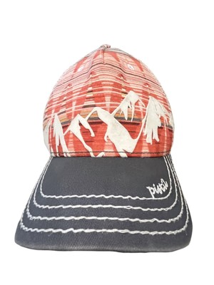 Pistil McKinley Mountains Cap Snapback Hat Pastel White Adjustable