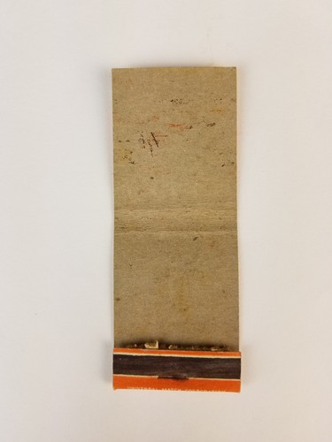 Vintage matchbook cover The Oasis Seattle Washington John Bruce Wilson  c6