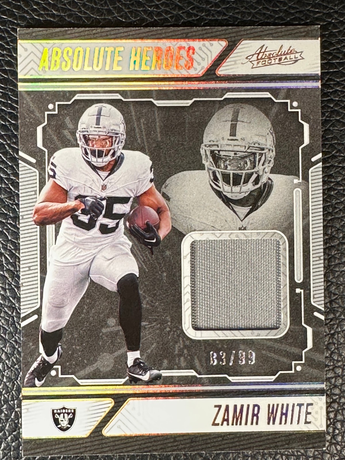 2024 Panini Absolute Absolute Heroes Zamir White 83/99 Jersey