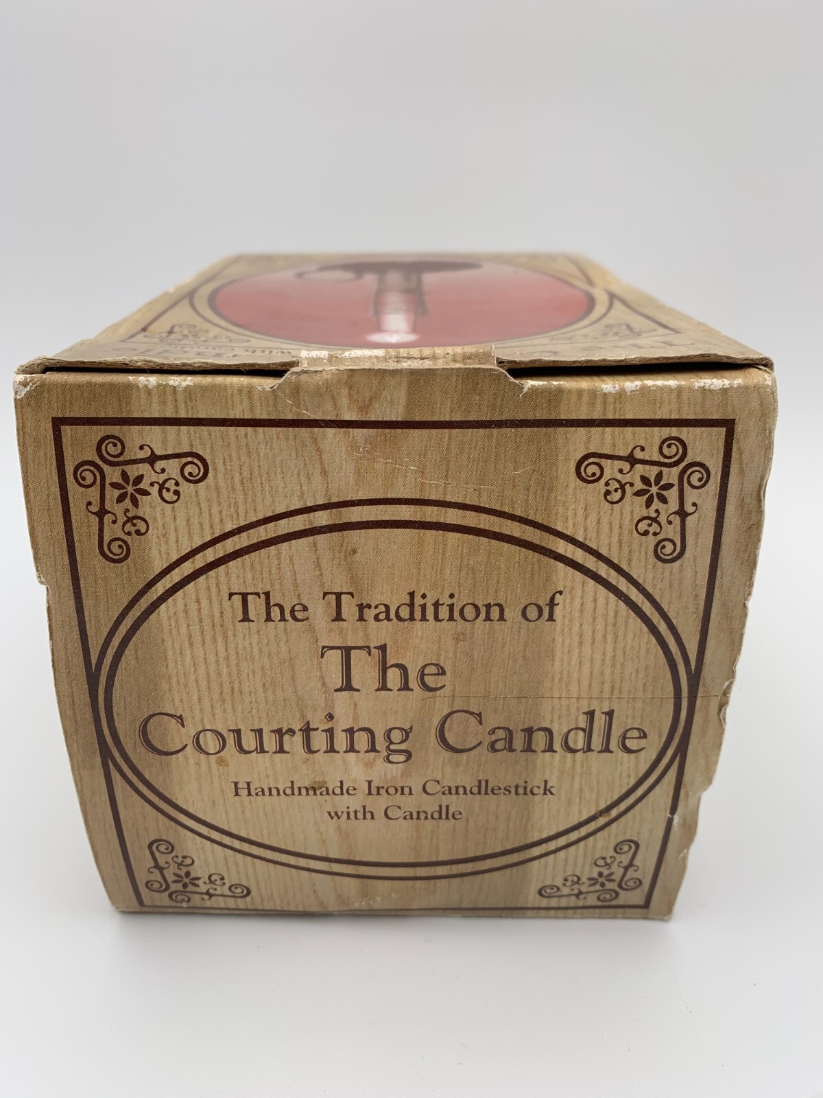 Handmade Iron-The Courting Candle-Candle Holder, Candle Not Included