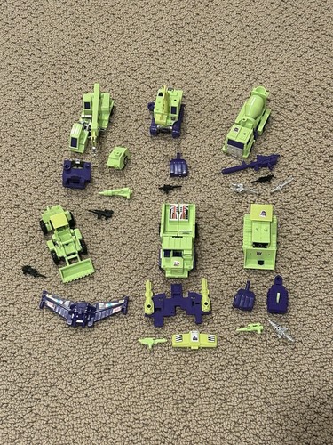 Vintage Transformers G1 *All (6) Constructicons Devastator