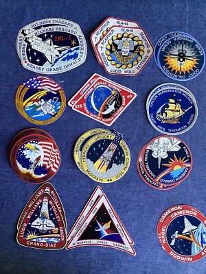 NASA/KSC Space Shuttle decals (set of 12, 2 each)