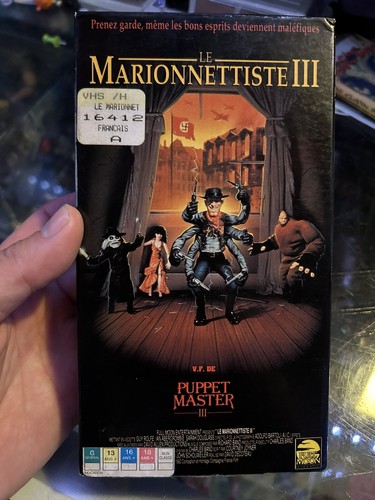 パペットマスター3 VHS Puppet Master 3 VHS French Version | eBay