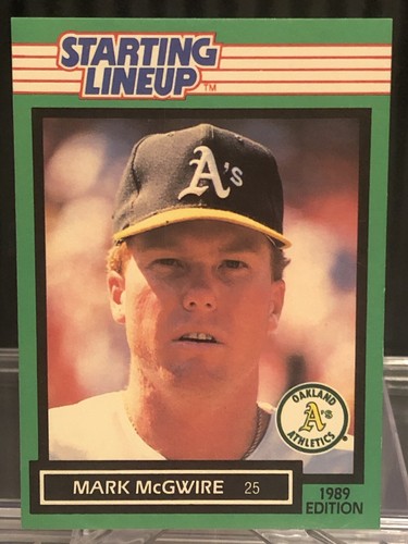 Mark McGwire マグワイヤOakland Athletics 1989 Starting lineup Mark McGwire Baseball Card Oakland