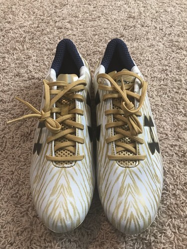 Notre Dame Irish Football Under Armour Team Issued 2016 Cleats New Size 10 ND