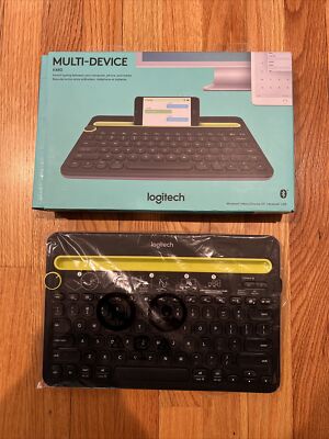 Logitech K480 Multi-Device Bluetooth Keyboard BLACK Phone Tablet Computer