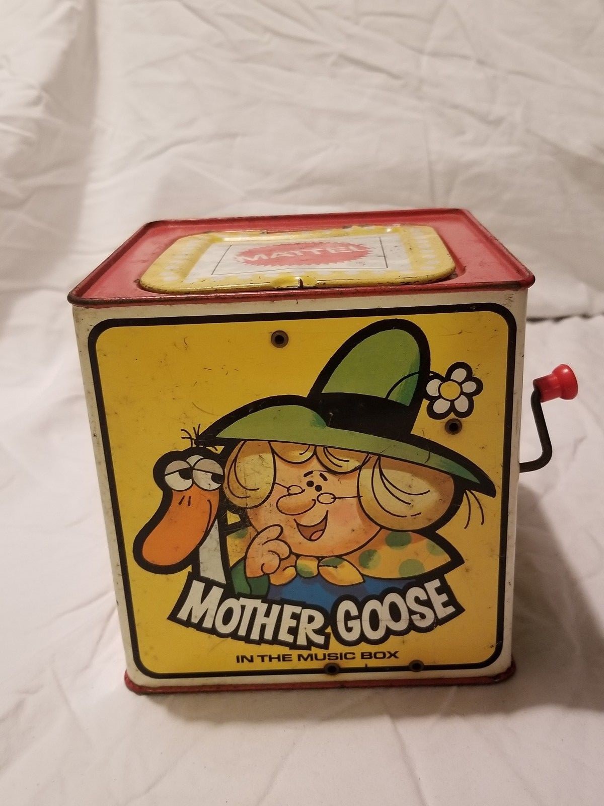 VintageMother Goose in the music box wind up toy by Mattel