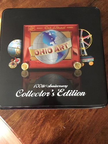 Mr. Etch A Sketch 100th Anniversary In Collector’s Tin w/ Book