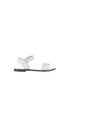 

STEVE MADDEN Женские белые кожаные сандалии Donddi с круглым носком и пряжкой, размер 7,5 м, Белый, DONDDI