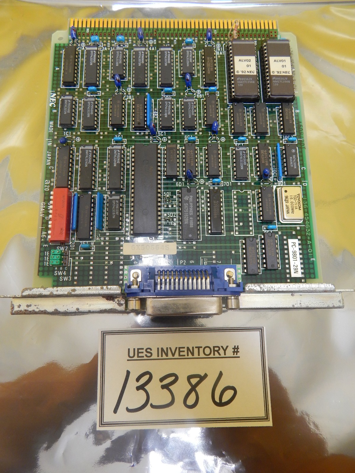 NEC PC-9801-29N Interface C Bus PCB Card FC-9801U Nikon