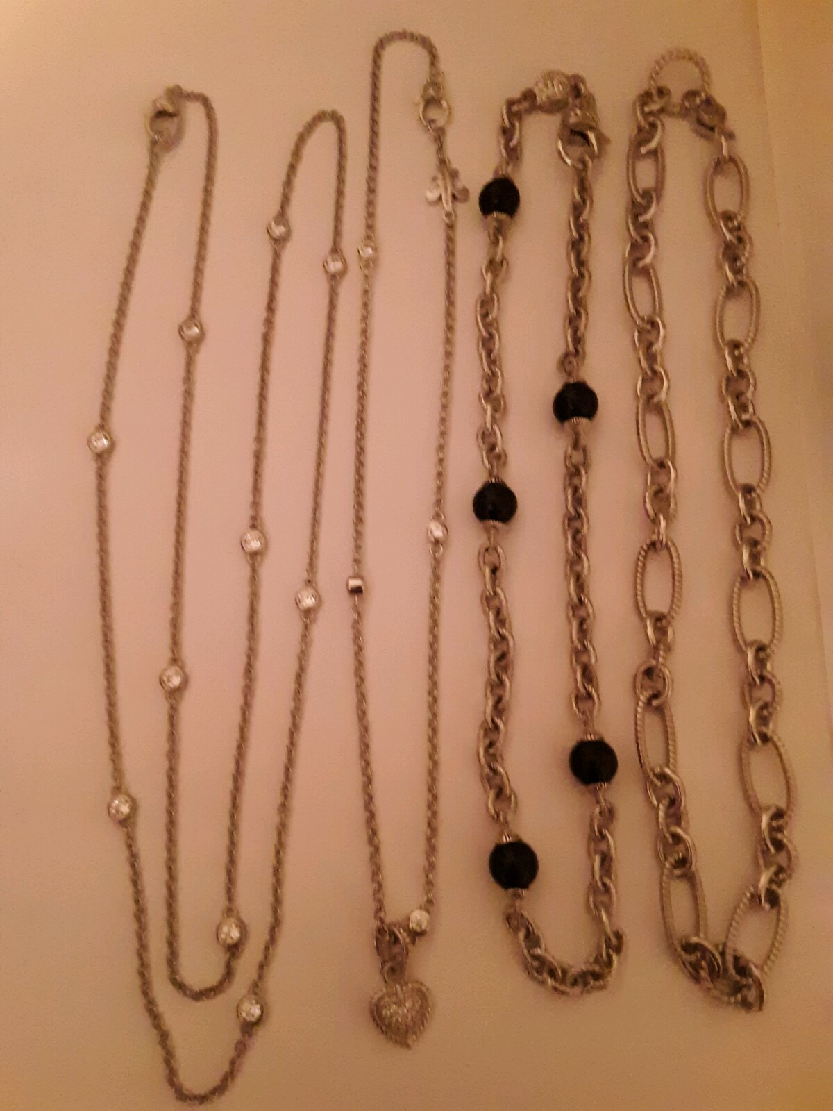 Judith Ripka Sterling Silver Jewelry Lot.