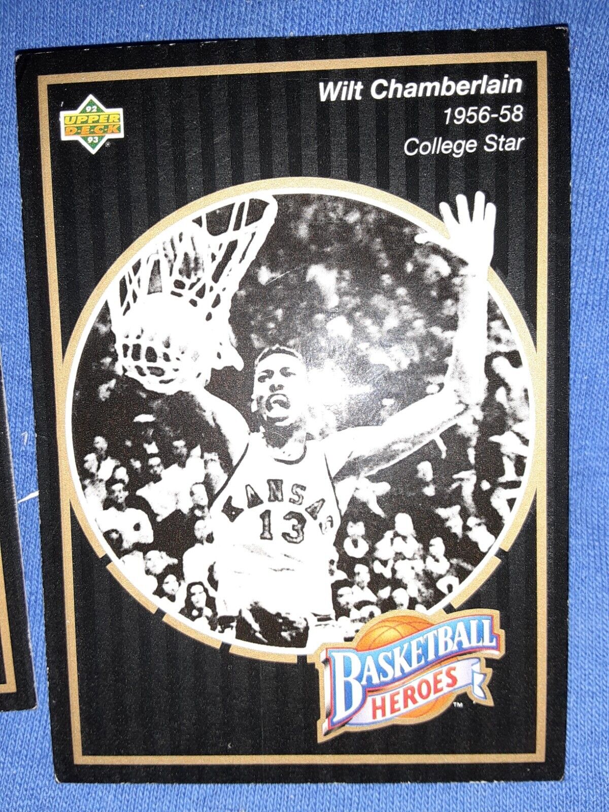 1992-93 Upper Deck Basketball Heroes Wilt Chamberlain Wilt