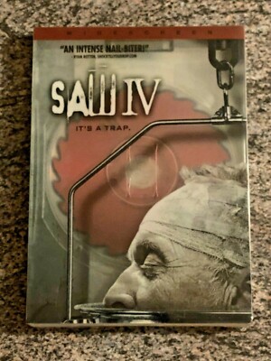 Saw IV (DVD, Lionsgate, 2007 Donnie Wahlberg Horror Film) BRAND NEW / SEALED