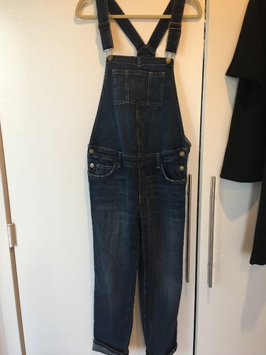 Hatch Collection The Easy Denim Overalls Maternity Size O Small Xsmall