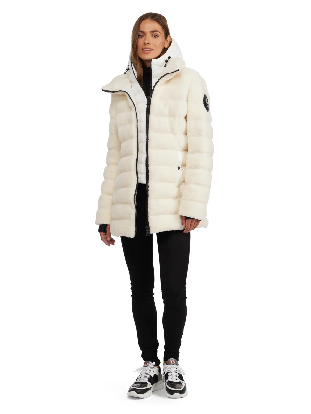 Pre-owned Pajar Canada Yvaine Women's Xl Lightweight Puffer Jacket White $489