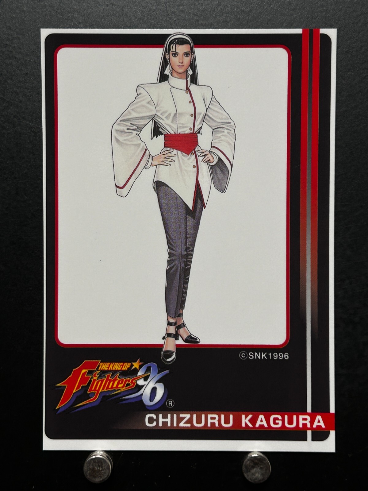 Chizuru Kagura The King of Fighters Card Japanese Gamest SNK