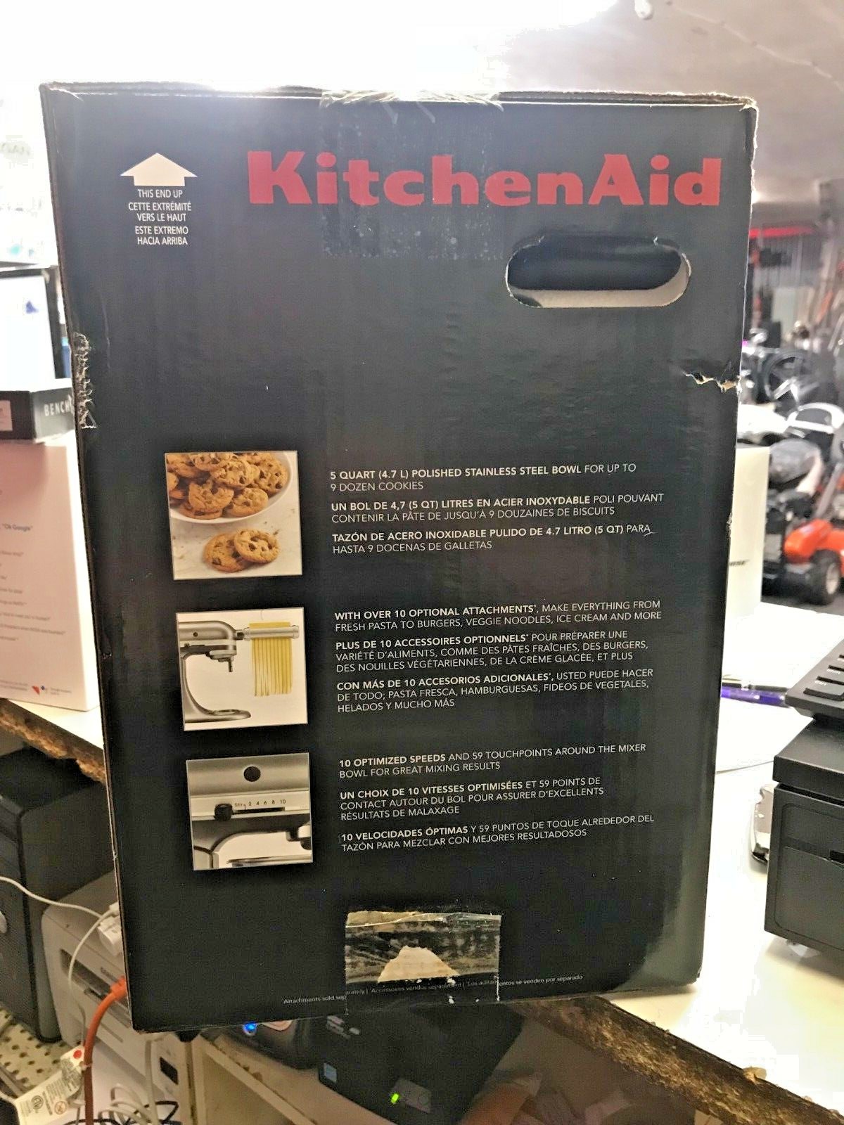KitchenAid 5 Quart Tilt Head Mixer *28555 grey New in box!