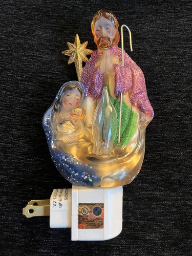 Nativity Night Light Flickering Fire St Nicholas Square Mary