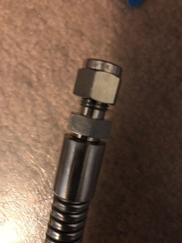 Lot Of (6) Swaglok 4TS31FN31FNS6A-36IN 1/4” Teflon Lined Flex Hose Armor Jacket