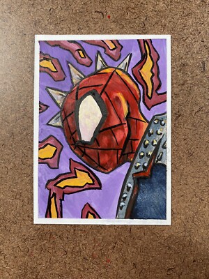 Artist Sketch Card Spider-Punk!