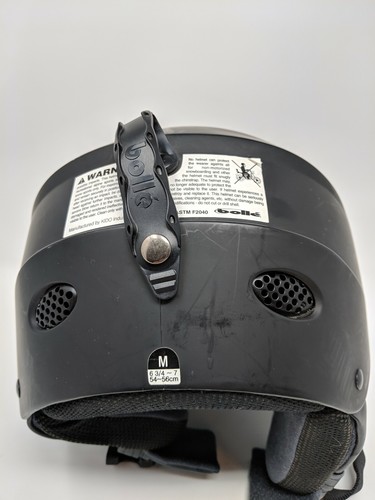 Bolle ski or snowboard snowboarding black helmet, medium Vented Removable Ear