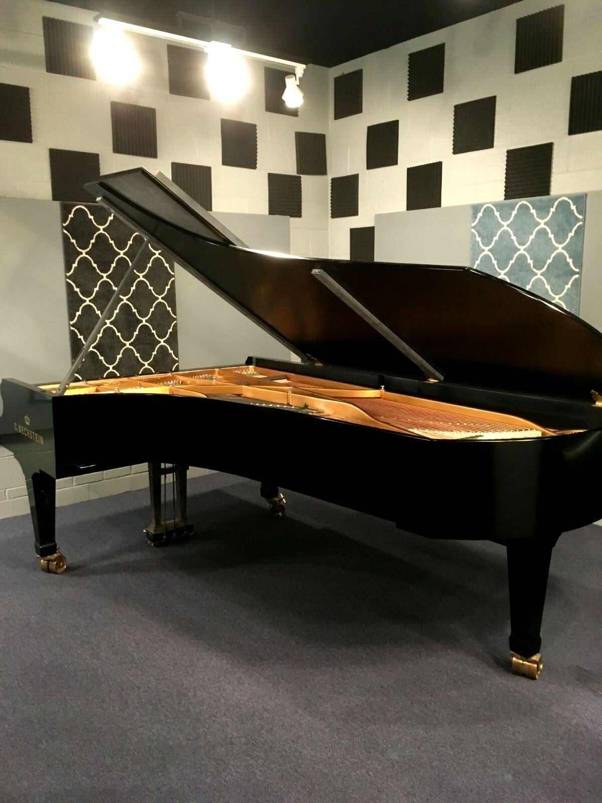 Bechstein Model E Grand Piano | Completely Rebuilt | Hand-Rubbed Ebony Lacquer