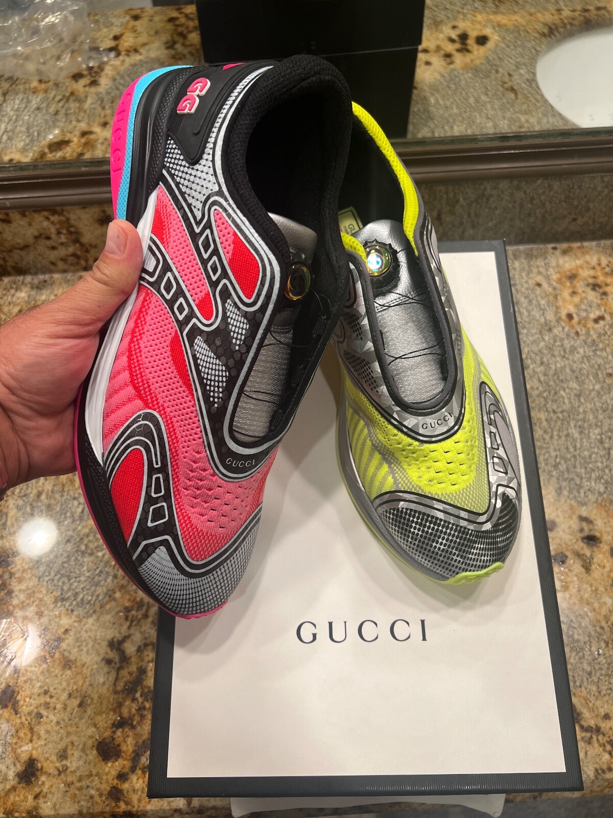 スニーカー GUCCI Sneakers with Incrocio GG GUCCI - Sneakers with Incrocio GG | Leam Roma - Luxury
