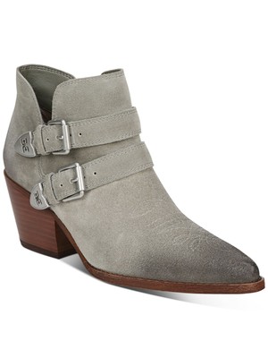 

Женские зеленые кожаные ботинки Western Windsor с острым носком SAM EDELMAN, Зеленый, G9183L2