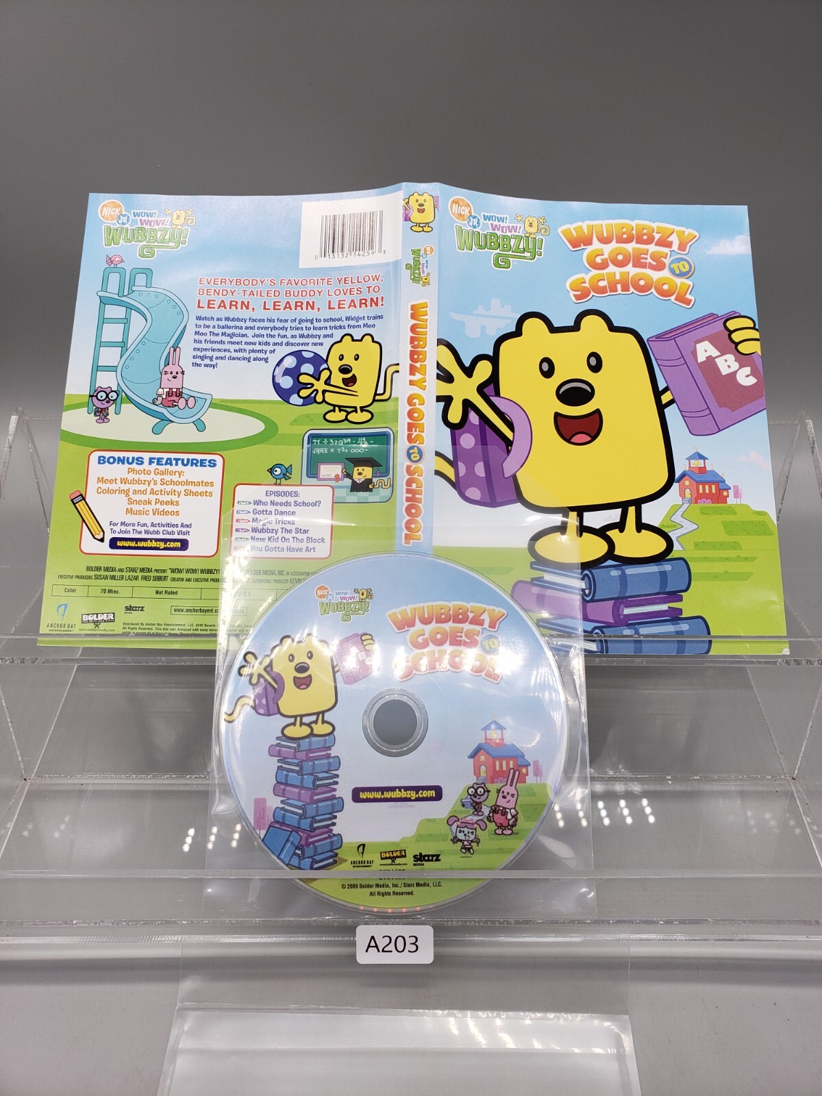 Wow Wow Wubbzy: Wubbzy Goes to School (DVD) No Case No