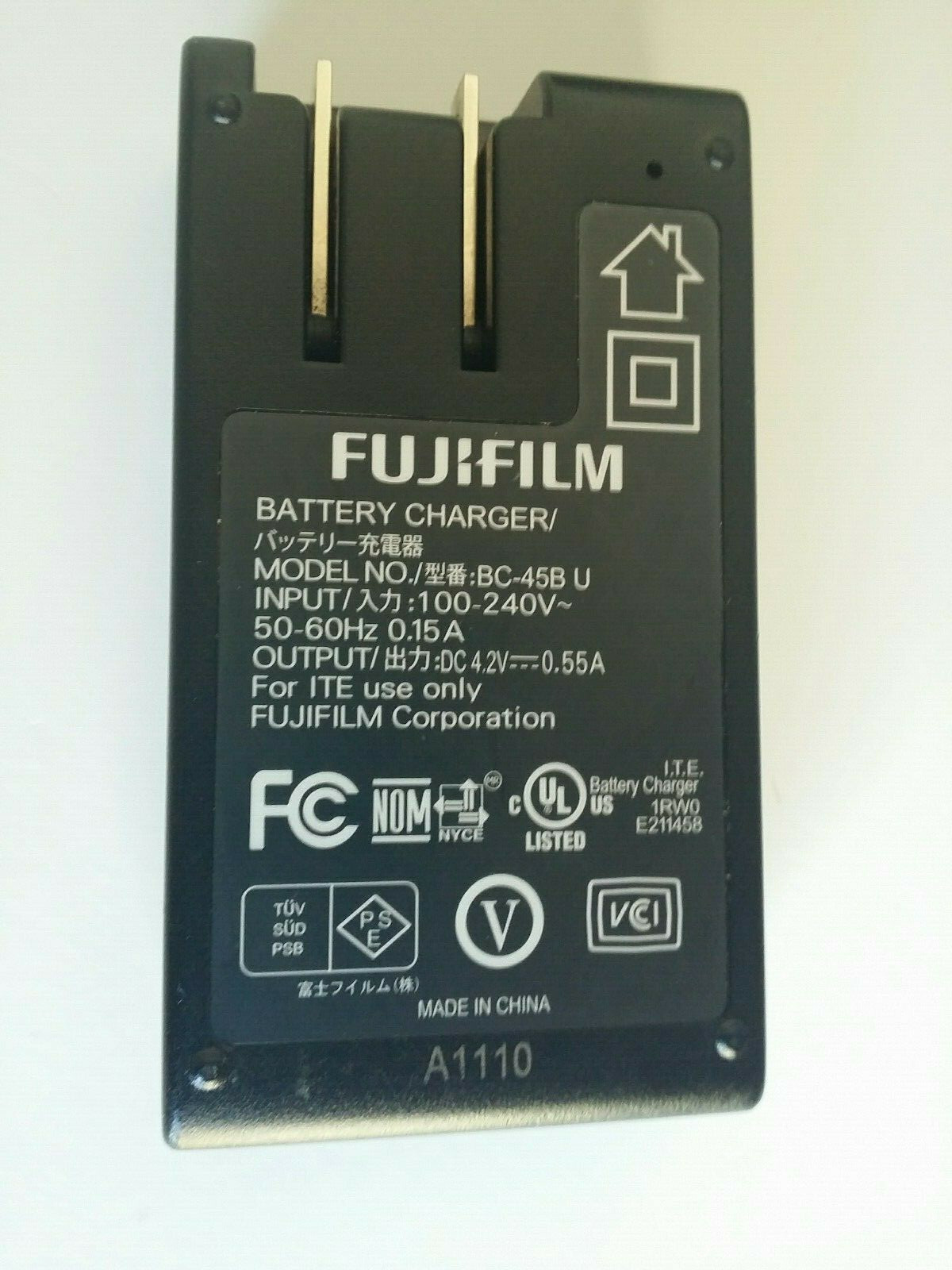 Fujifilm BC-45B Camera Battery Charger for Fuji NP-45 & NB-45A Li-Ion Batteries