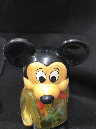 Walt Disney Productions Wind Up Mickey Mouse Toy 1978 Gabriel Viewable Gears