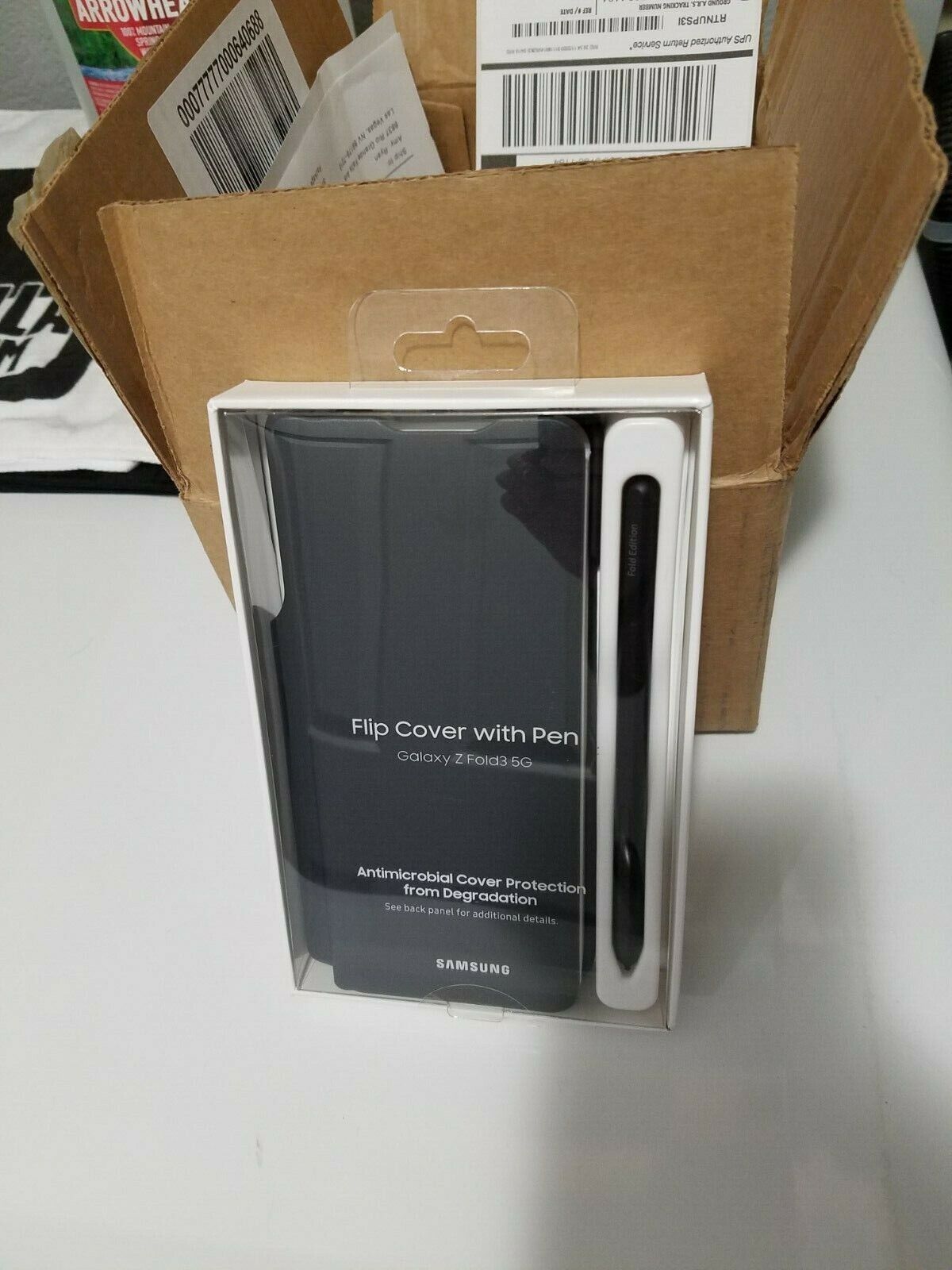 Samsung flip cover with pen for galaxy z fold3 5G Samsung flip cover with pen for galaxy z fold3 5G