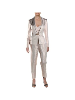 

IEENA FOR MACDUGGAL Женские классические брюки розового цвета металлик Размер, Розовый, 26085